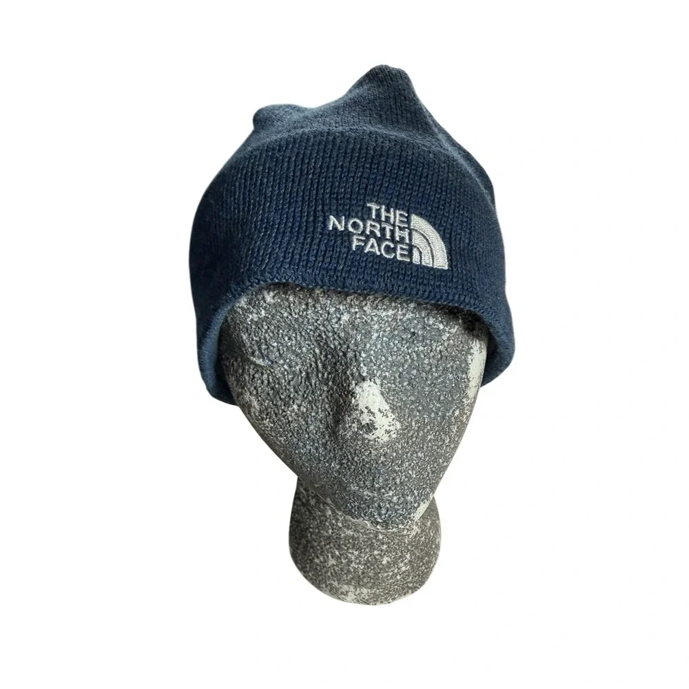 The North Face beanie unisex blue fleece lining